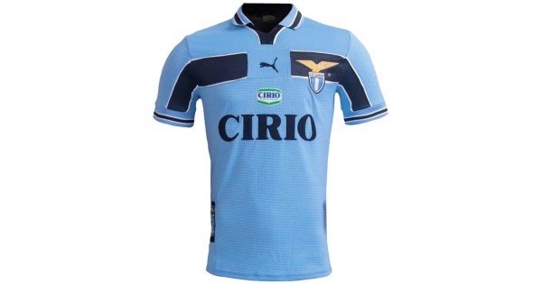 希少90年代　Lazioユニホーム Puma XL CIRIO Vintage SS Lazio Soccer Blue Jersey 1999 2000 Puma L CIRIO